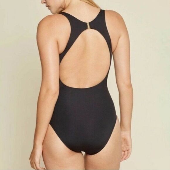Andie Swim Catalina One Piece Swimsuit Black New XXS - Picture 10 of 10